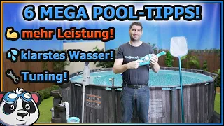 6 mega Pool Tipps! 👍Leichtere Reinigung, weniger Kosten, besseres Wasser und mehr!