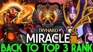 MIRACLE Invoker & Ember Spirit Tryhard Back to Top 1 Rank in China Server 7.22 Dota 2