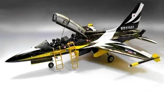 Rokaf-50B  Academy 1:48 Black Eagles - Acrobatic Jet Fighter Model