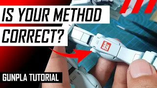 HOW TO USE ANY TYPE OF DECAL ON GUNPLA - GUNDAM ガンダム TUTORIAL