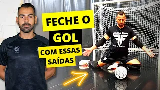 3 tipos de saídas para não tomar gol no 1x1 #futsal