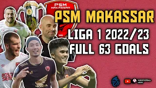 EWAKOOO!! FULL HIGHLIGHT 63 GOAL PSM Makassar DI LIGA 1 2022/2023  INDONESIA