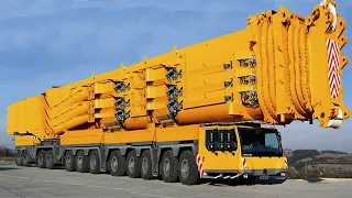 5 Extreme Biggest Heavy Equipment Machines Working   Dangerous Biggest Crane Truck Operator Skill