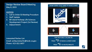 May 8, 2023 Design Review Board Meeting