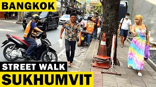 Bangkok - Sukhumvit Street Walk [ 4K ] Asok to Nana - walking tour