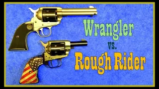 .22 Revolver Shoot Out - Ruger Wrangler vs. Heritage Rough Rider Barkeep - Which One Did We Pick?