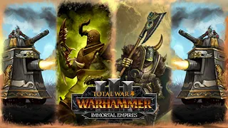 Double Steam Tank - Empire vs Nurgle // Total War: WARHAMMER 3