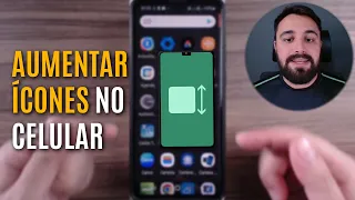 COMO AUMENTAR O TAMANHO DOS ÍCONES DOS APPS DO CELULAR