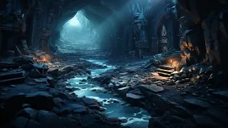 3-Hour Dwarven Mine Ambiance - Relaxing Dreamy Music for Deep Relaxation and Calm