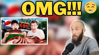 South African Reacts to Brits try real Texas BBQ for the first time