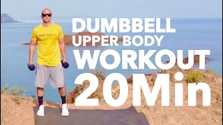 20 Min Dumbbell Workout / Upper Body / Tabata 30 10