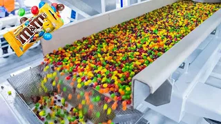 CÓMO SE HACEN LOS CARAMELOS DE CHOCOLATE DE M&M'S, INCREÍBLES LÍNEAS DE PRODUCCIÓN