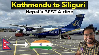 NEPAL to INDIA Flight Journey 🇳🇵🇮🇳 | Buddha Air ATR-72 | Crossing NEPAL-INDIA Border