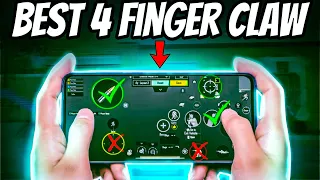 BEST 4 FINGER CLAW IN BGMI😍 | HOW TO GET THE BEST CONTROL SETTING IN BGMI