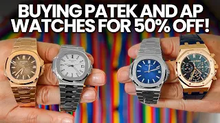 Buying AP and Patek Philippe watches for 50% OFF!!