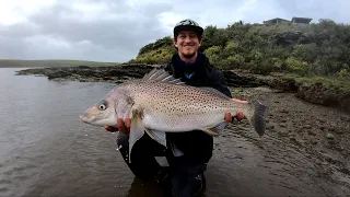 Massive Grunter, Fishing Breede River, friends, fun and foul weather