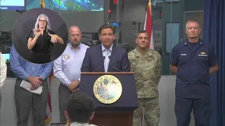 Florida Gov. DeSantis speaks in Tallahassee ahead of Hurricane Idalia | Aug. 29, 9 a.m.