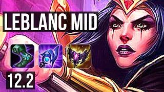 LEBLANC vs ORI (MID) | 6/0/9, Rank 3 LeBlanc, Dominating, Rank 21 | BR Challenger | 12.2