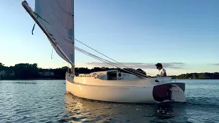 Sailing by the Arey's XFC 22' Catboat