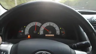 2010 Toyota Camry v6 0 to 100 mph stock