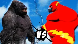 KING KONG VS FLASH GORILLA - EPIC BATTLE