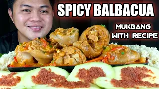 SPICY BALBACUA| COOKING & MUKBANG| MUKBANG PHILIPPINES| FILIPINO MUKBANGER