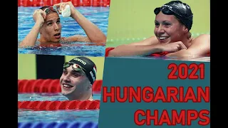 2021 Hungarian Championship | Men's 100m butterfly final & interview