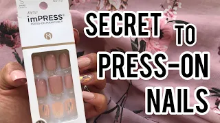 How To Apply Press-On Nails Effectively: Secret to Making Them Last: Kiss Impress Brand