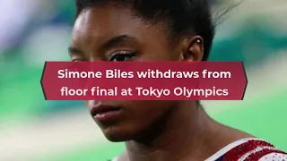 Simone Biles withdraws from floor final at Tokyo Olympics || Hidden Eye