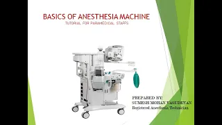 Basics of Anesthesia Machine ( Part-2) Pneumatic Classification of Anesthesia Machine.