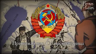 Soviet Winter War Song - Greet Us, Beautiful Suomi / Принимай нас, Суоми-красавица (Lyrics)