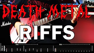DEATH METAL RIFFS with TABS