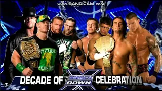 John Cena, The Undertaker & D-Generation X vs. CM Punk & Legacy: oct 2 2009 match card