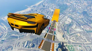 LA MEGA RAMPA MAS RÁPIDA DEL MUNDO! - GTA V ONLINE