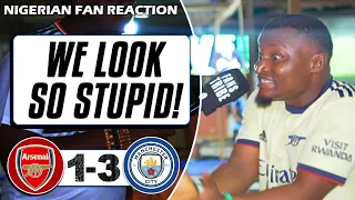 ARSENAL 1-3 MAN CITY ( Godfrey - NIGERIAN FAN REACTION) PREMIER LEAGUE HIGHLIGHTS 2022-23