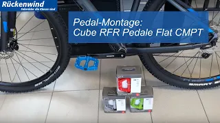 Cube RFR Pedale Flat CMPT / Montage