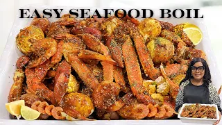 Easy Seafood Boil Recipe | How To Make Seafood Boil | How To Make Seafood Boil Sauce | Crab Boil