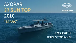 Axopar 37 Sun Top 2018 "STARK"