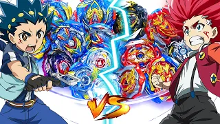 ALL ACHILLES BEYS vs ALL VALKYRIE BEYS | Beyblade Burst Evolution Knockout Tournament