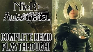 THIS GAME IS NUTS! - NieR Automata Complete Demo Playthrough