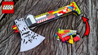 Make a Real LEGO Axe handle , Will it work ? Super Cool Idea