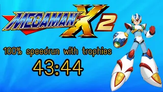 Mega Man X2 (SNES) Speedrun—100% (All Trophies)