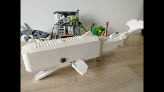 How to build a HUGE ALBINO Cachalot I Lego Moby Dick tutorial