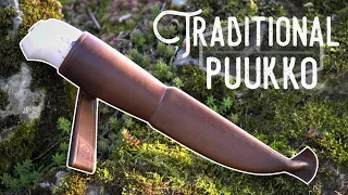 Making a Traditional Finnish "Puukko" Knife from a Puronvarsi blade