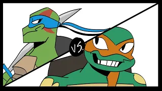 Leo vs Mikey || Rise of tmnt animatic