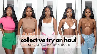 HUGE SUMMER COLLECTIVE HAUL (40+ ITEMS) |  PLT, SHEIN, ZARA, H&M & PRIMARK!