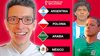 Simulo MUNDIAL 2022 pero HISTORICO en FIFA 23