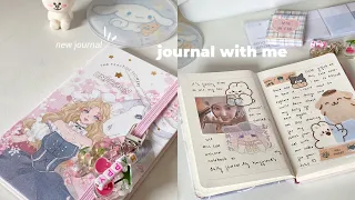 starting my new journal | journal with me, journal flip through | cozy 🧸️🎐