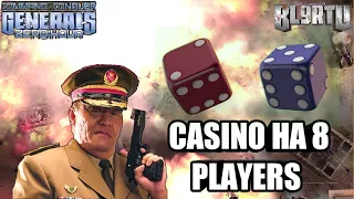 СУПЕР CASINO НА 8 ЧЕЛОВЕК В GENERALS ZERO HOUR! МНЕ ВЫПАЛ ДОЙЗЕР БОСС!!!