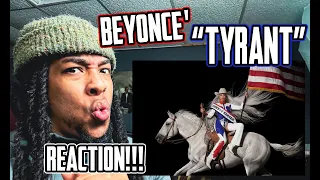 Beyonce - Tyrant Official Lyric Video!!!!! ( REACTION )